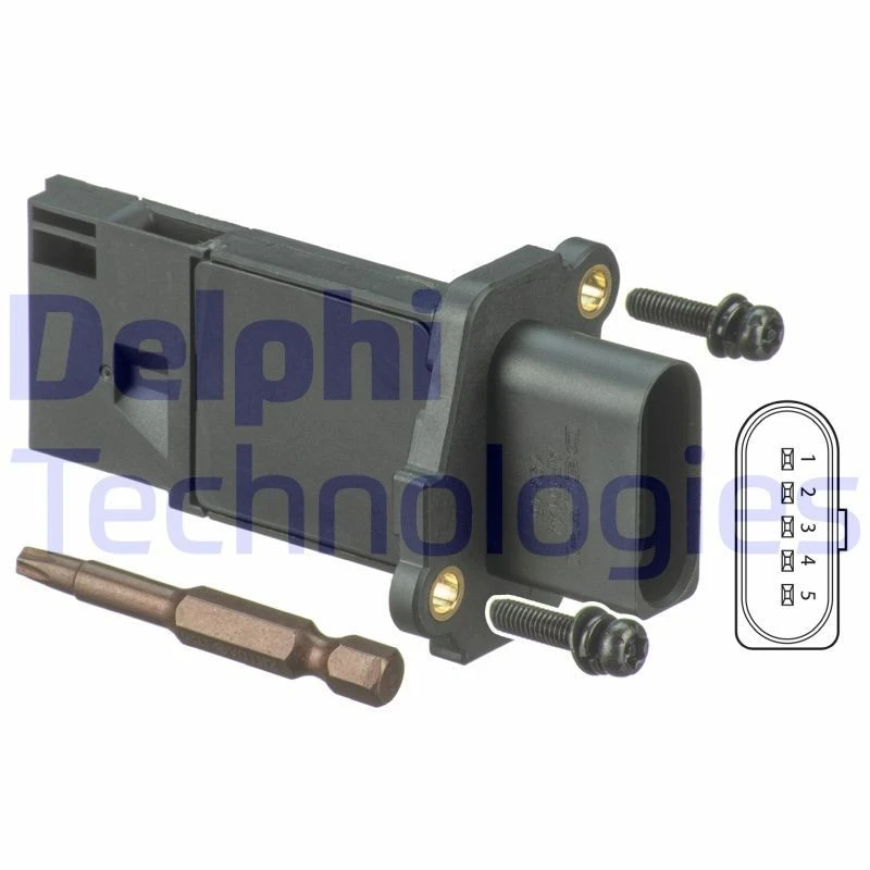 Image of DELPHI Mass air flow sensor DELPHI AF10144-12B1