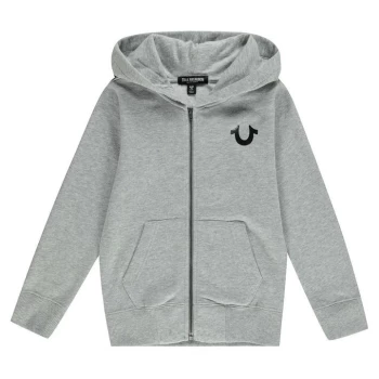 image of True Religion Horseshoe Zip Hoodie Junior Boys - Grey