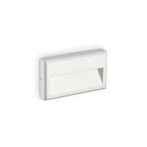 Image of Febe LED Outdoor Rectangle Flush Wall Light White IP65, 3000K