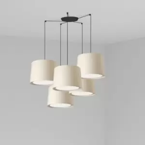 Image of Faro CONGA - Cluster Pendant Ceiling Light Black, E27