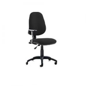 Image of Task Office Chair Eclipse I Lever Black Fabric With Height Adjustable Arms