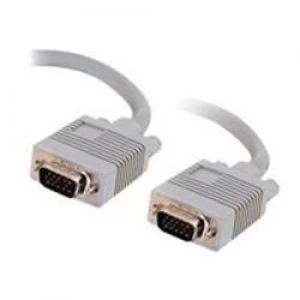 Image of C2G 2m Premium Shielded HD15 SXGA M/M Monitor Cable