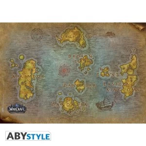 image of World Of Warcraft - Map (91.5 x 61cm) Large Poster