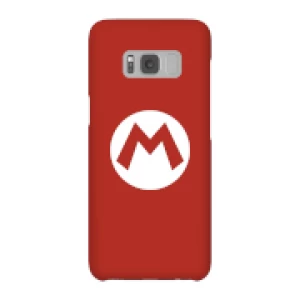 Image of Nintendo Super Mario Mario Logo Phone Case - Samsung S8 - Snap Case - Gloss