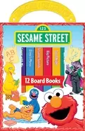 Image of sesame street my first library board book block 12 book set pi kids