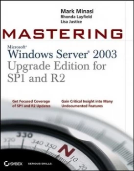 Image of Mastering Windows Server 2003 by Mark Minasi Paperback