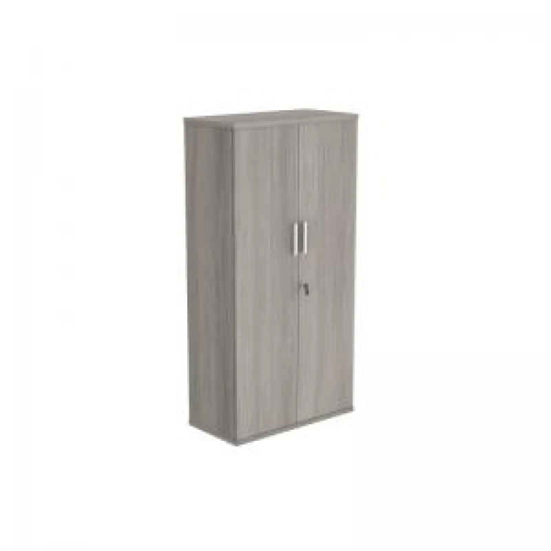 Image of Astin 2 Door Cupboard Lockable 800x400x1592mm Alaskan Grey Oak KF824060