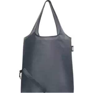 Image of Bullet Sabia Recycled Packaway Tote Bag (One Size) (Charcoal)