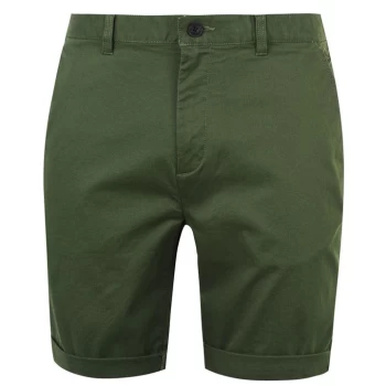 image of Jack Wills Slim Chino Shorts - Dark Green