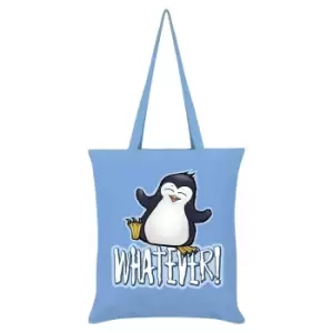 image of Psycho Penguin Whatever Tote Bag (One Size) (Sky Blue)