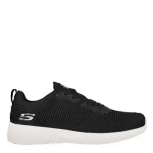 Image of Skechers Squad Knit Mens Trainers - Black