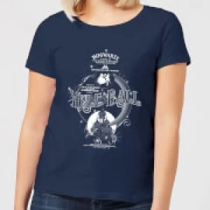 Image of Harry Potter Yule Ball Womens T-Shirt - Navy - XXL