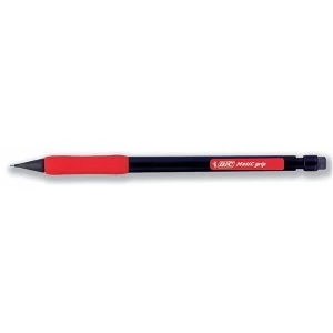 image of Bic Matic Grip Auto Pencil with 3 x HB 0.7mm Lead Assorted Grips Pack of 12 Pencils