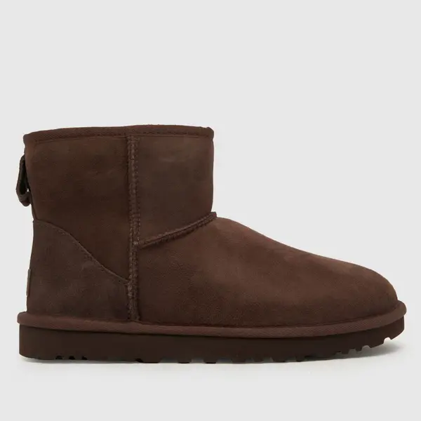 image of UGG classic mini ii boots in burnt orange