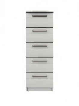 image of Taylor Ready Assembled 5 Drawer Tall Boy