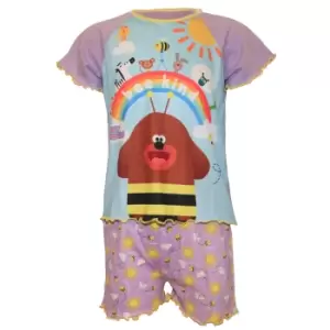 Image of Hey Duggee Girls Bee Kind Short Pyjamas Set (12-18 Months) (Lilac)