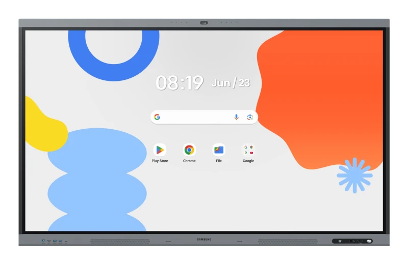 Image of Samsung LH65WAFPLGC interactive whiteboard 165.1cm (65") 3840 x 2160 pixels Touch Screen Black, Grey LH65WAFPLGCXEN