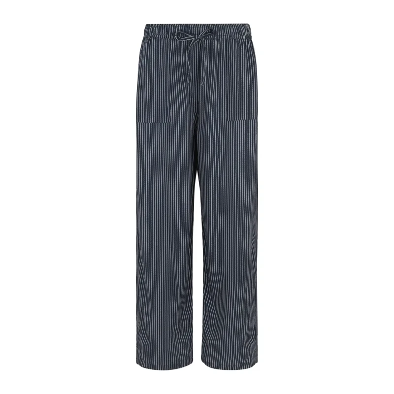 Image of Regatta Womens Elbrie Elasicated Drawcord Trousers in Navy Size: 10 Navy Female 10