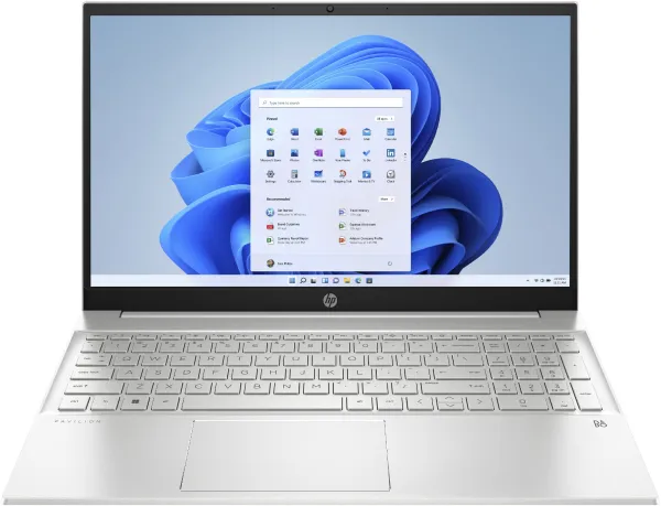 image of HP Pavilion 15-eg3023na Laptop 39.6cm (15.6") Full HD Intel U U300 4GB DDR4-SDRAM 256GB SSD WiFi 6 (802.11ax) Windows 11 Home Silver