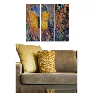 Image of MDF132235475 Multicolor Decorative MDF Painting (3 Pieces)
