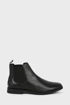 Image of Mens Leather Smart Black Chelsea Boots