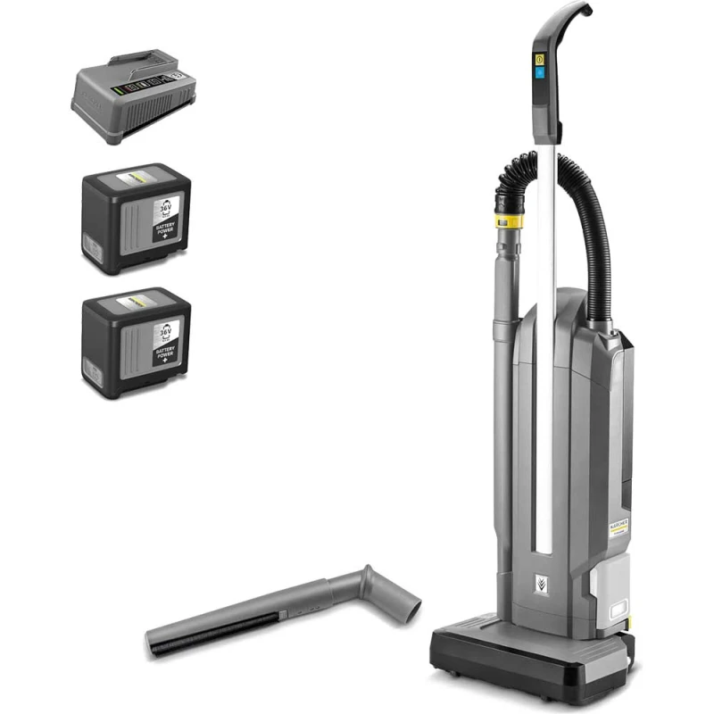 Image of Karcher CV 30/2 BP ADV Professional 36v Cordless Upright Vacuum Cleaner CV 30/2 BP ADV Batteries: 2 x 6ah Li-ion