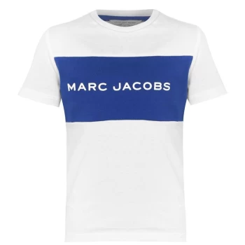 Image of Marc Jacobs Logo Block t Shirt - White