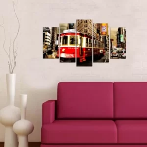 Image of 5PMX-027 Multicolor Decorative MDF Painting (5 Pieces)
