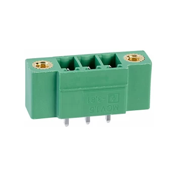 image of 1830606 MCV 1,5/ 3-GF-3,81 3 Way Terminal Block Header 8A 3.81mm - Phoenix Contact