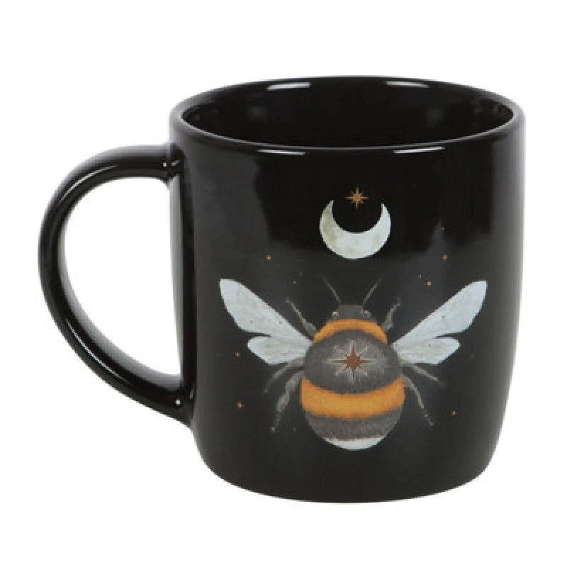 Image of Something Different Something Different Forest Bee Mug in Black One Size Unisex 5063527008275