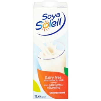 Image of Soya Soleil Unsweetened Drink - 1Ltr x 8 - 77487 - Provamel