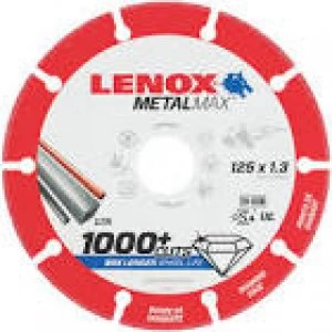 image of Lenox MetalMax Diamond Metal Cutting Disc 125mm