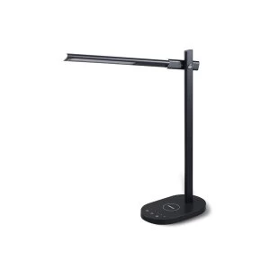 Image of Momax Q.Led Desk lamp with Wireless charging base (10W) QL1AUKD - Black