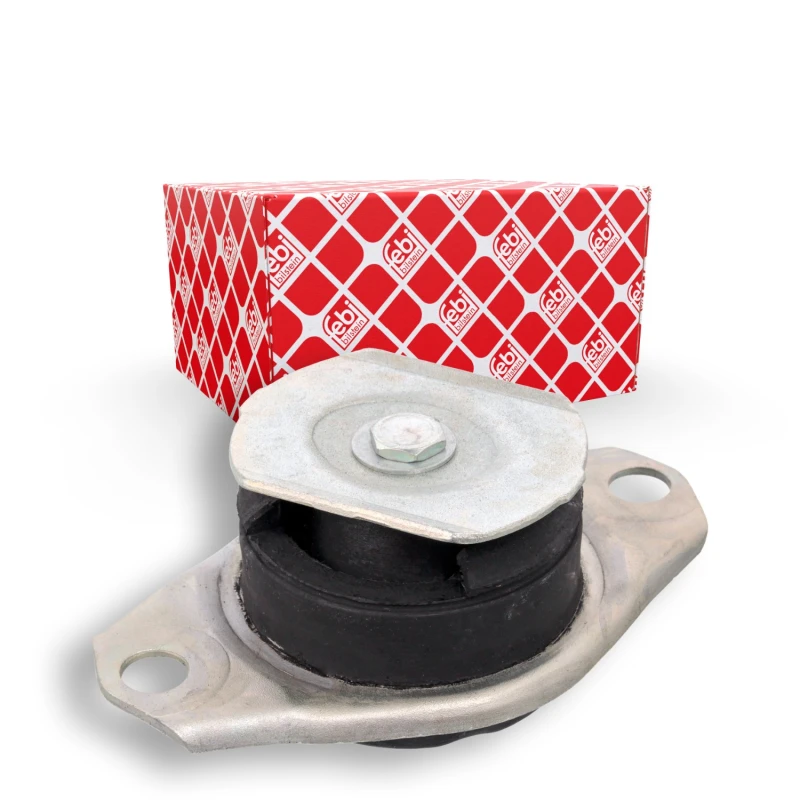 Image of FEBI BILSTEIN 15671 Engine mount Rear, Rubber-Metal Mount Engine Mounting (247)