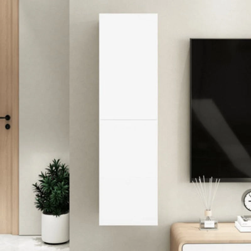 Image of VIDAXL TV Cabinet White 30.5x30x110cm Engineered Wood vidaXL 8720286352175