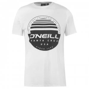 image of ONeill Horizontal T Shirt Mens - White