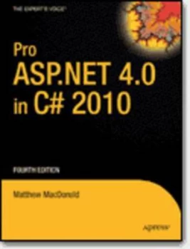 Image of Pro Asp.Net 4 in C Hash 2010 by Matthew Macdonald Paperback