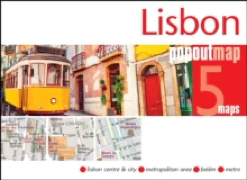 Image of Lisbon PopOut Map - pocket-size, pop-up map of Lisbon Sheet map, folded
