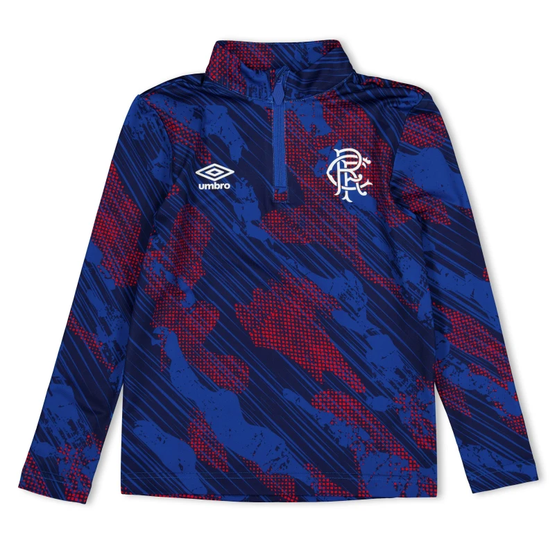 Image of Umbro Umbro RFC PM Drill Jn62 Blue/Red unisex 7-8 (S)