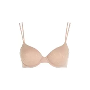 Image of Calvin Klein Marquisette Lightly Lined Demi Bra - Pink