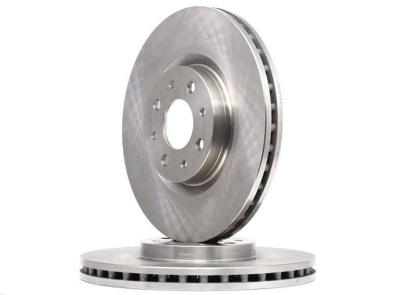 Image of STARK SKBD-0020323 Brake disc Front Axle, Vented, Cast Iron, Uncoated, Untreated, without bolts/screws Cast Iron Brake Disc (82)