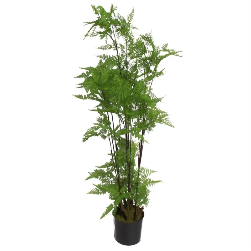 Image of Leaf 150cm Artificial Natural Moss Base Fern Foliage Plant Green