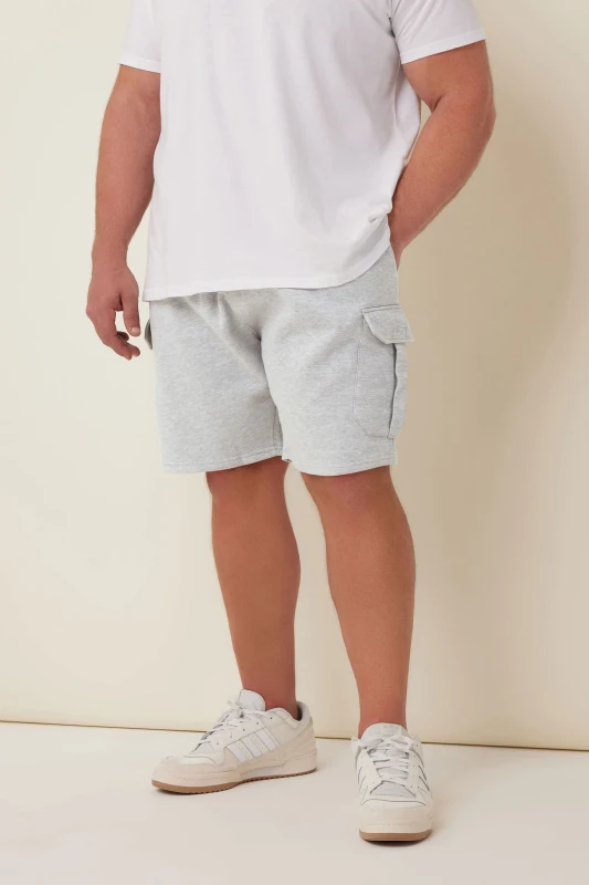 Image of BadRhino BadRhino Men Jogger Shorts in Grey Size: X-Large Grey 1XL Male 5057147756814