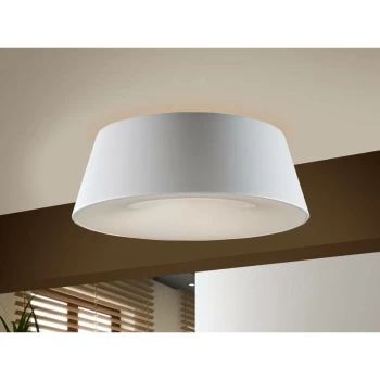 Schuller Zone - 4 Light Flush Ceiling Light Cylindrical White, E27