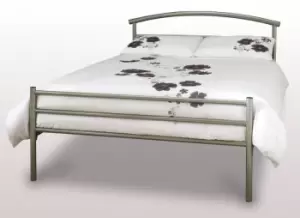Image of Serene Brennington 4ft Small Double Silver Metal Bed Frame