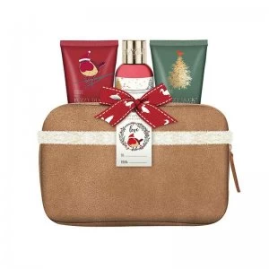 image of Baylis Harding Fuzzy Duck Winter Wonderland Wash Bag Set