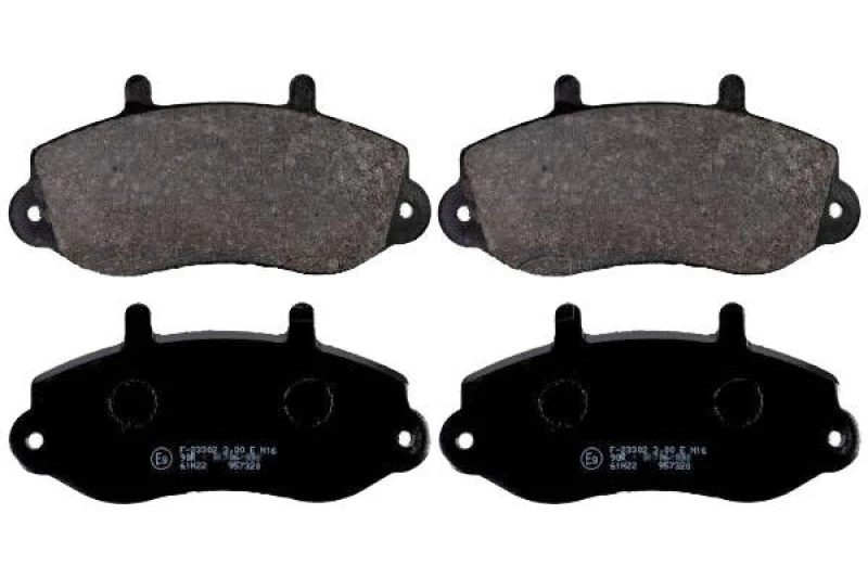 Image of SWAG 60 91 6494 Brake pad set Front Axle, excl. wear warning contact Brake Pad Set,disc brake (402)