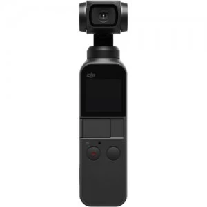 Image of DJI Osmo Pocket Handheld 3 Axis Gimbal Stabilizer Black with Generic Tempered Glass Screen Protector