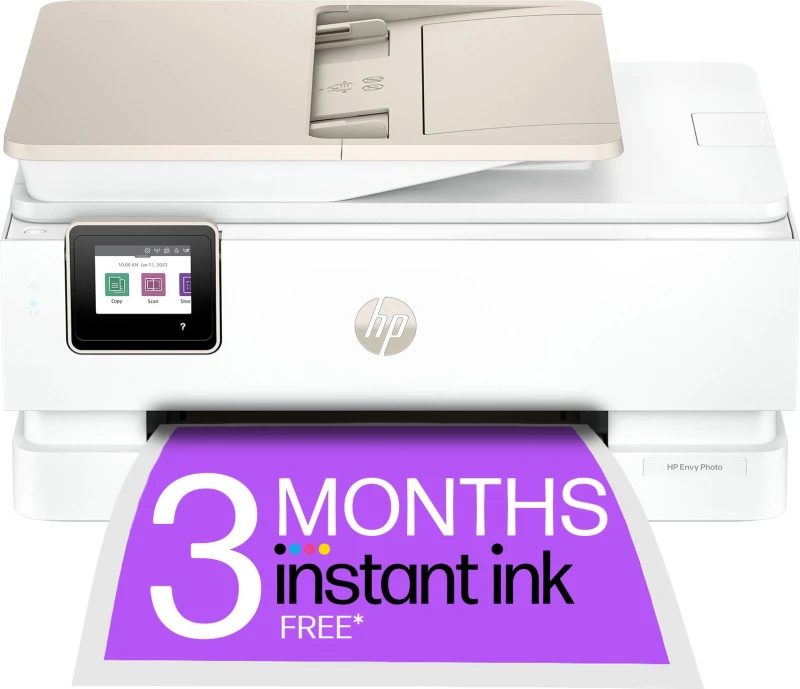 Image of HP Envy 7930 Wireless All In One Inkjet Printer - White