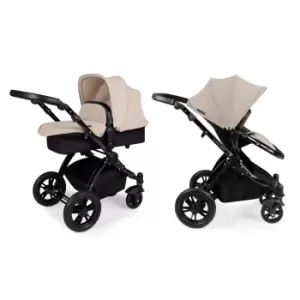 image of Ickle Bubba Stomp V3 2 In 1 Carrycot & Pushchair - Black / Sand / Black